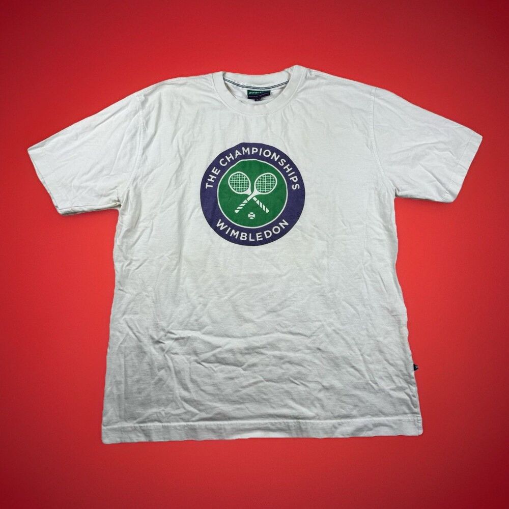 Wimbledon Championships Tennis T Shirt Men XL The All England Lawn Tennis Club